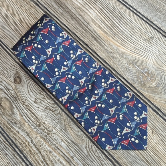 Burt Pulitzer Golf Tie - Picture 2 of 6